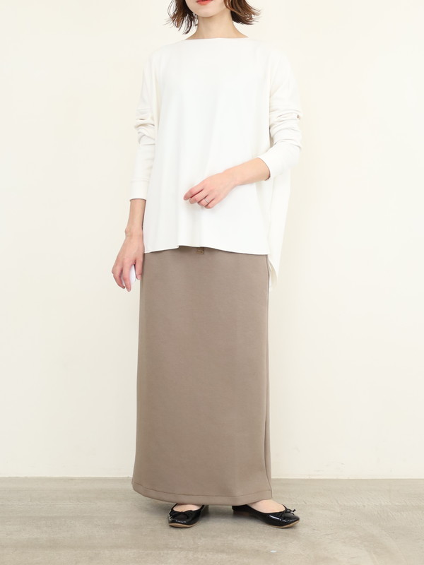 【MICA&DEAL】ジョーゼット長袖ルーズトップス