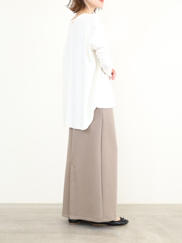 【MICA&DEAL】ジョーゼット長袖ルーズトップス