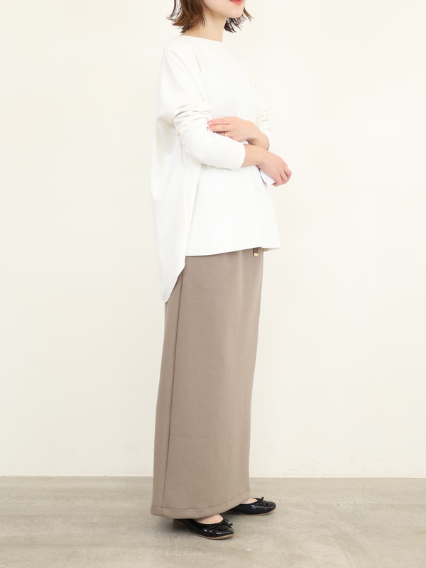 【MICA&DEAL】ジョーゼット長袖ルーズトップス