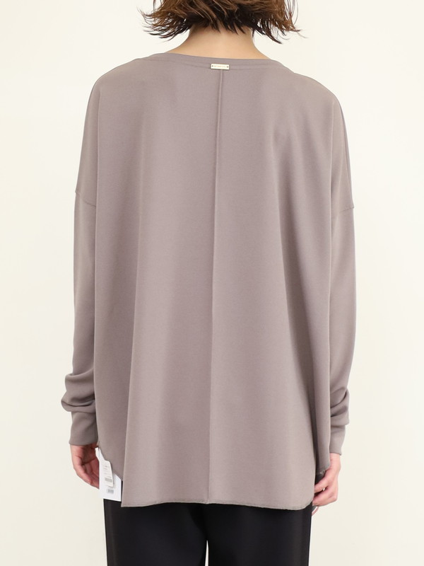 【MICA&DEAL】ジョーゼット長袖ルーズトップス