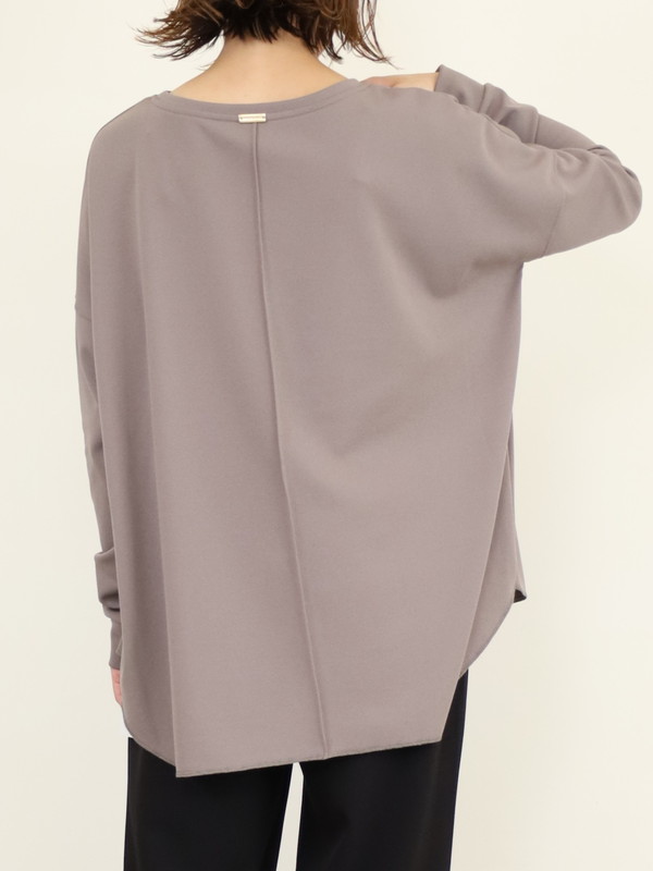 【MICA&DEAL】ジョーゼット長袖ルーズトップス