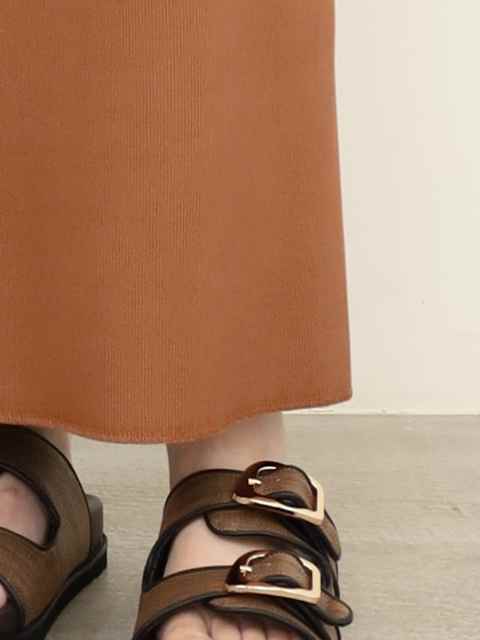 【ayane】リブペンシルスカート