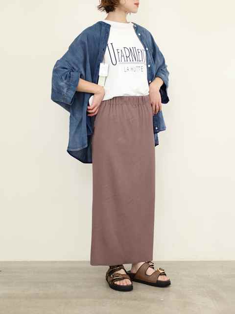 【ayane】リブペンシルスカート