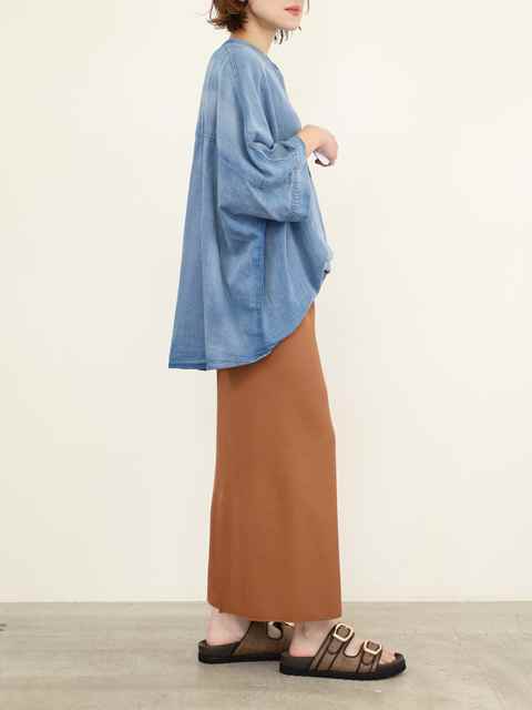 【ayane】リブペンシルスカート