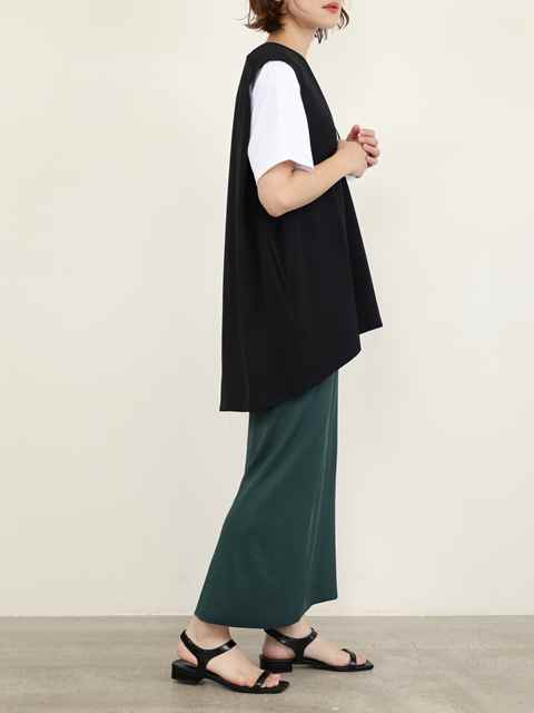 【ayane】リブペンシルスカート