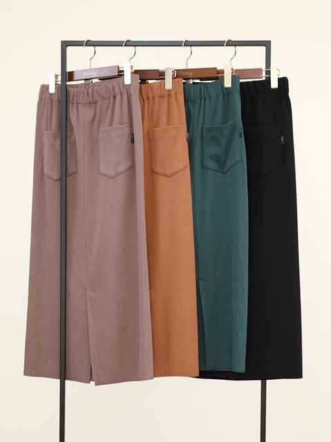 【ayane】リブペンシルスカート