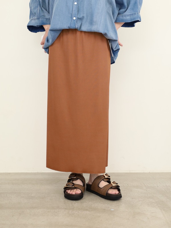 【ayane】リブペンシルスカート