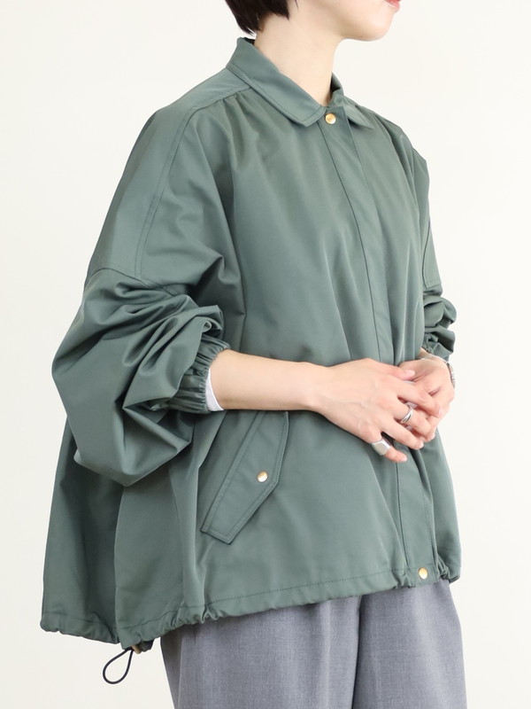 【trois】裾ドロストドルマンスリーブブルゾン