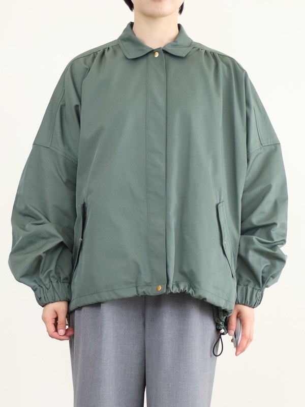 【trois】裾ドロストドルマンスリーブブルゾン