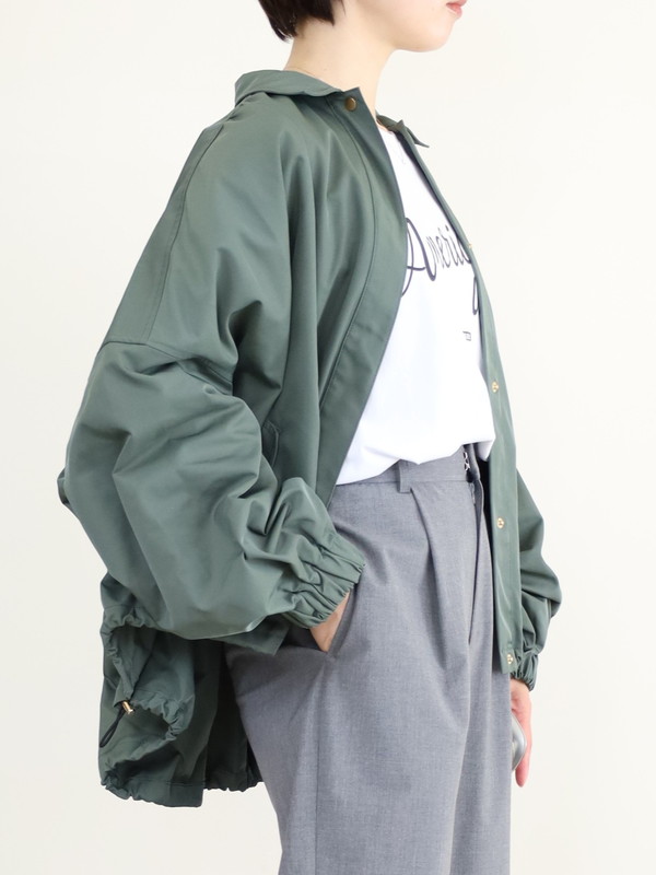 【trois】裾ドロストドルマンスリーブブルゾン