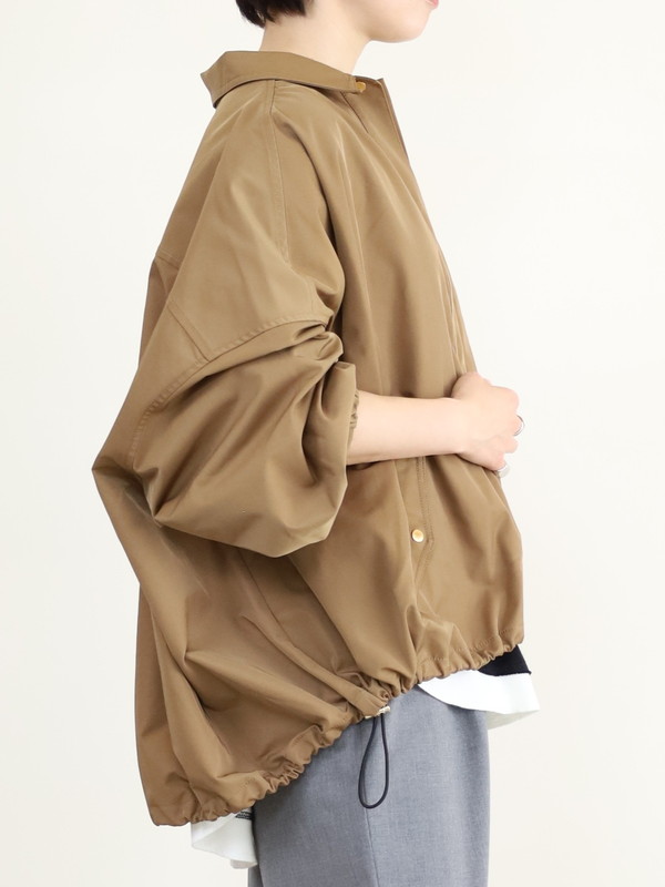 【trois】裾ドロストドルマンスリーブブルゾン