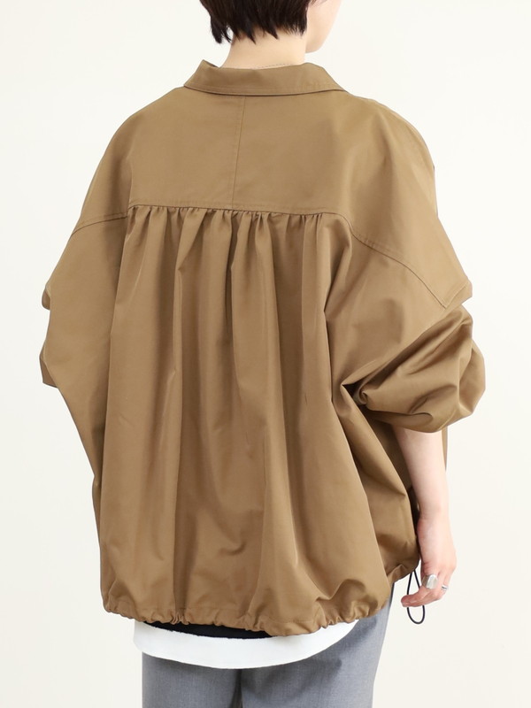 【trois】裾ドロストドルマンスリーブブルゾン