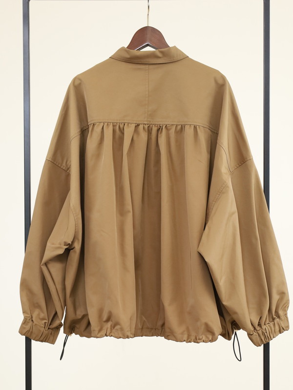 【trois】裾ドロストドルマンスリーブブルゾン