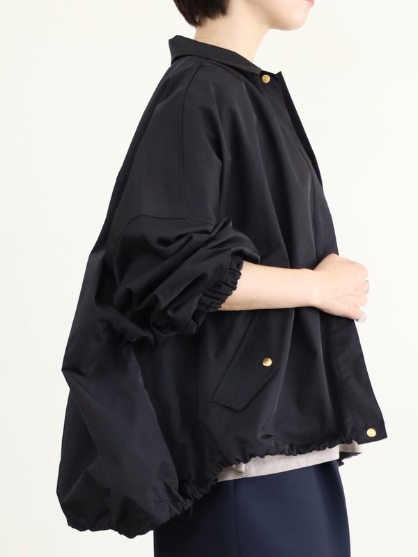 【trois】裾ドロストドルマンスリーブブルゾン