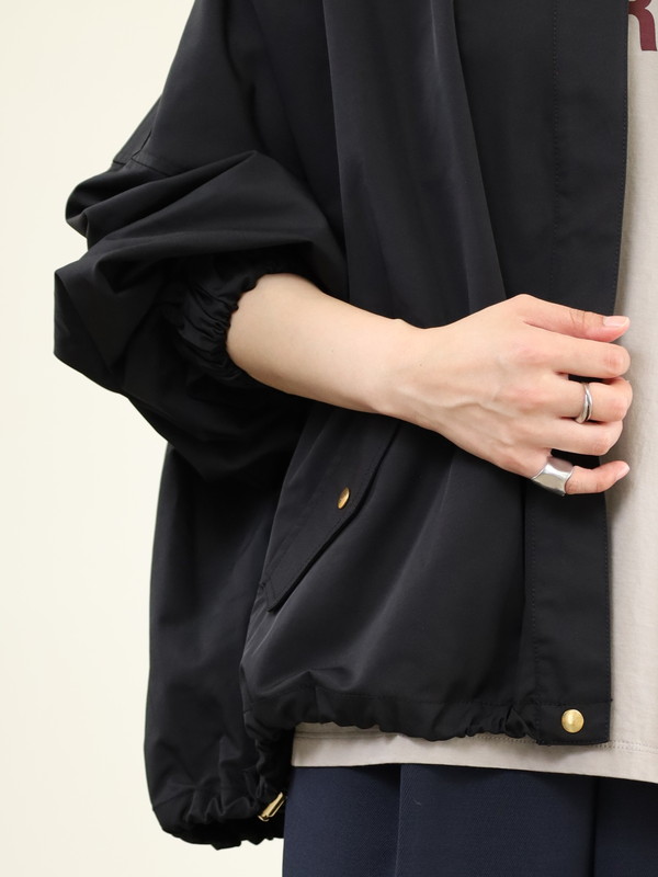 【trois】裾ドロストドルマンスリーブブルゾン