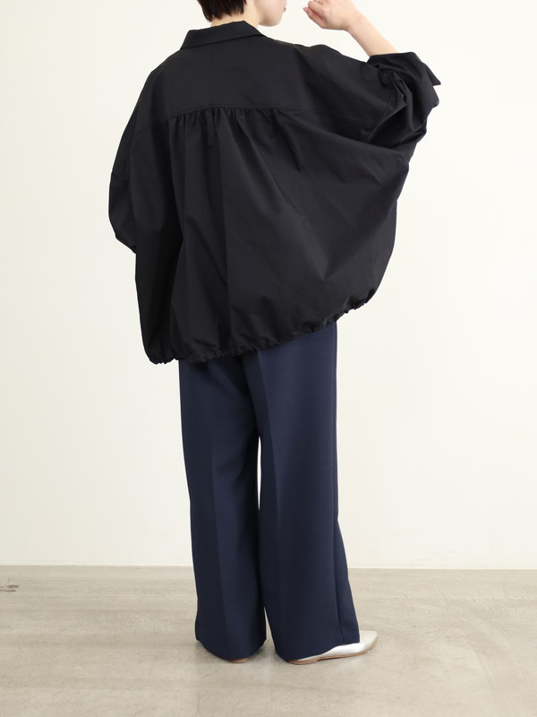 【trois】裾ドロストドルマンスリーブブルゾン