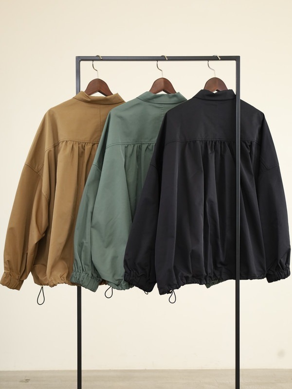 【trois】裾ドロストドルマンスリーブブルゾン