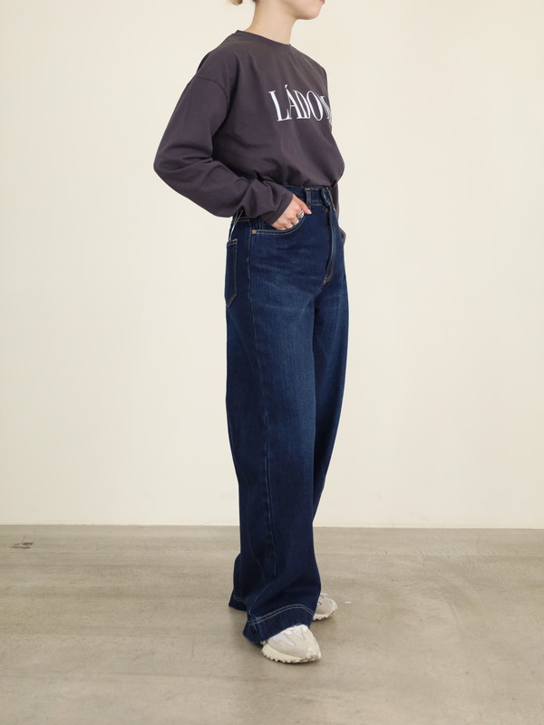 【JOHNBULL】デニムワイドパンツ