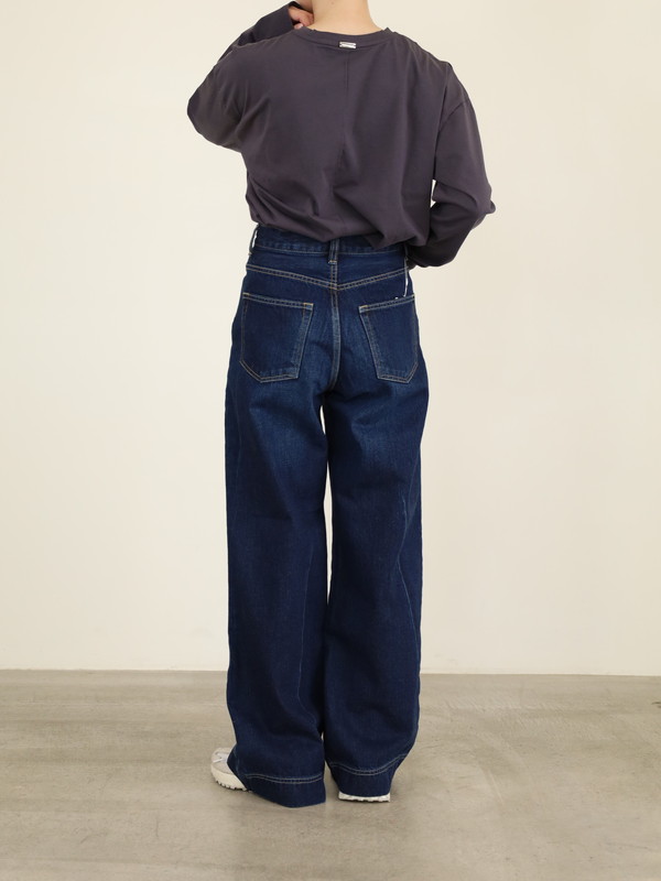 【JOHNBULL】デニムワイドパンツ