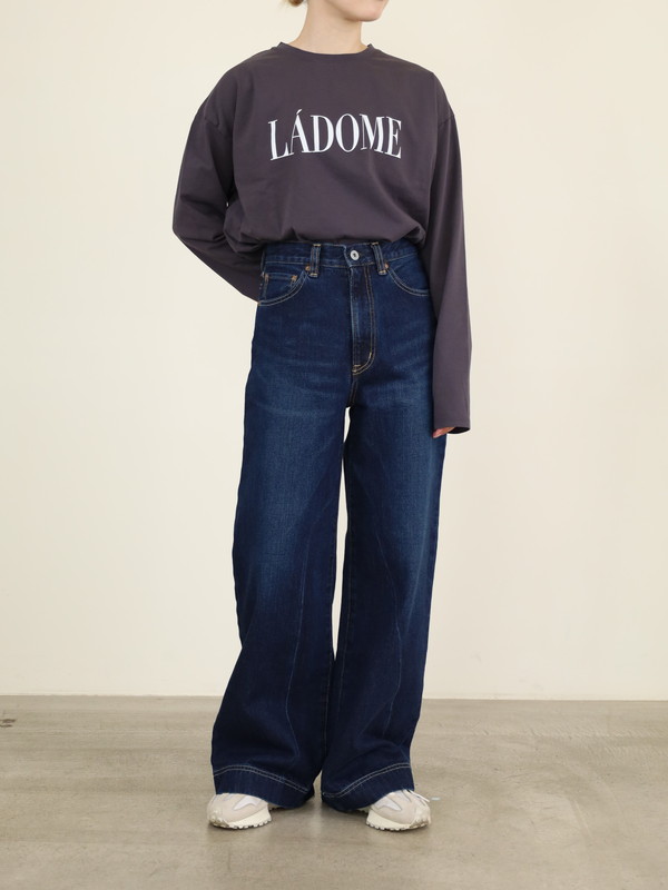 【JOHNBULL】デニムワイドパンツ