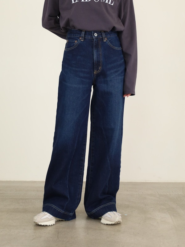 【JOHNBULL】デニムワイドパンツ