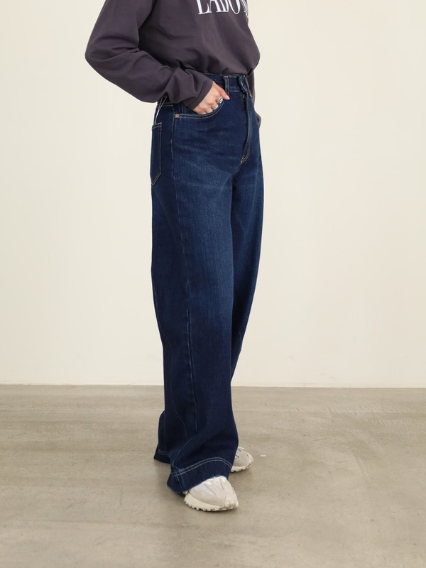 【JOHNBULL】デニムワイドパンツ