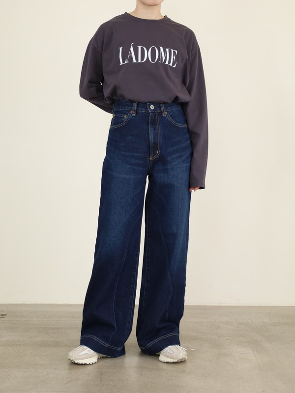 【JOHNBULL】デニムワイドパンツ