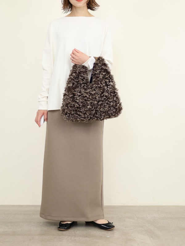 【VIOLA'dORO】 エコファースクエアバッグ