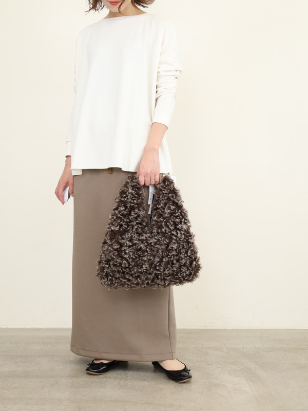 【VIOLA'dORO】 エコファースクエアバッグ