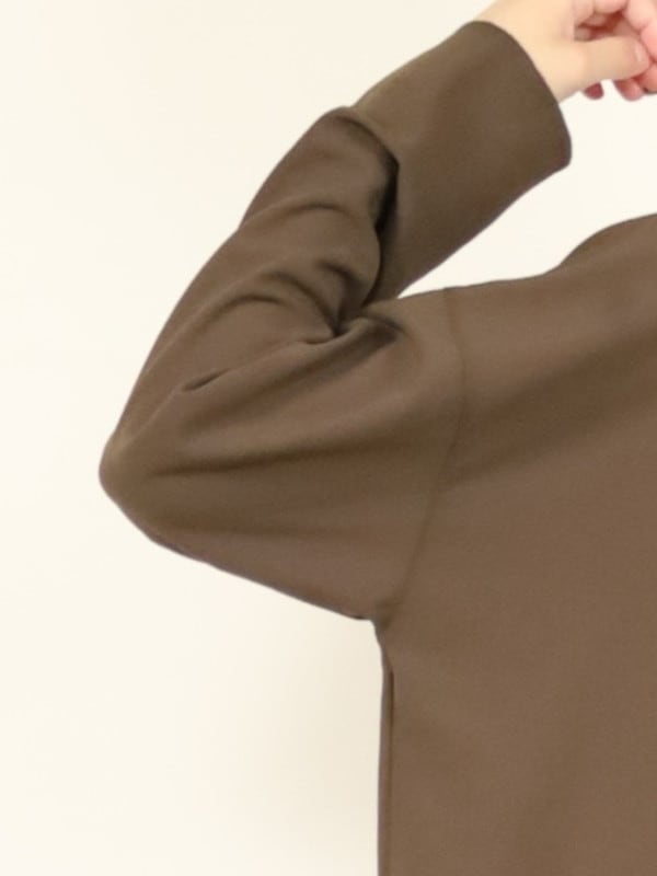 【dolly-sean】ストレッチジョーゼット長袖ブラウス