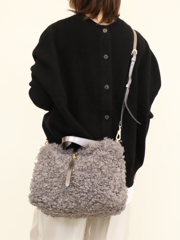 【VIOLA'dORO】エコファーターンロックトートバッグ