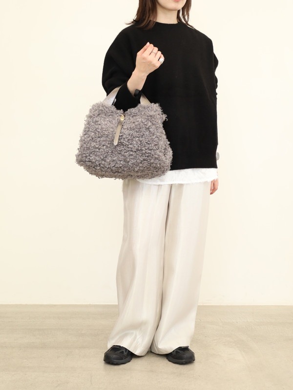 【VIOLA'dORO】エコファーターンロックトートバッグ