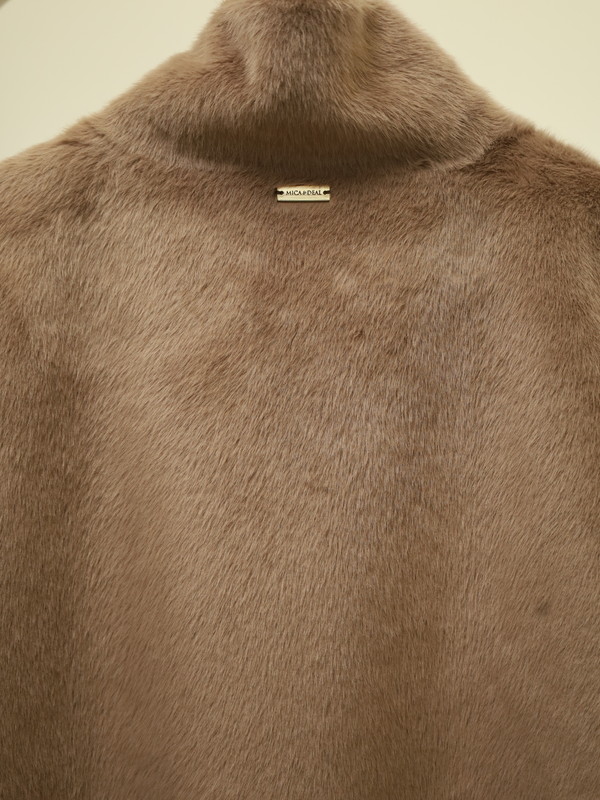 【MICA&DEAL】スタンドカラーファーベスト