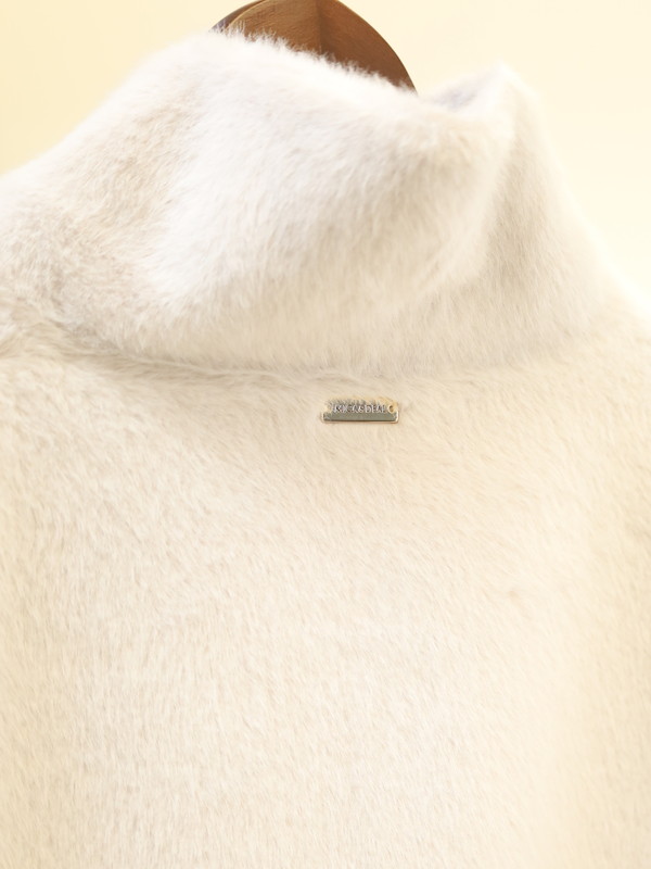 【MICA&DEAL】スタンドカラーファーベスト