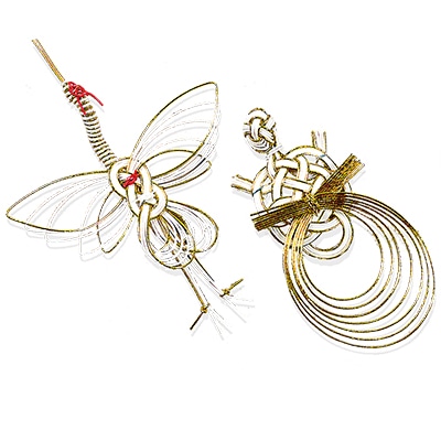 金色鶴亀ペア 3組6個入リ