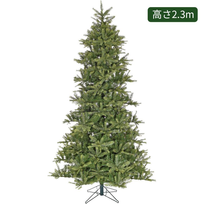 クリスマスツリーLEDライト付き 直径97cm×高さ2.0m HTオーロラスリム