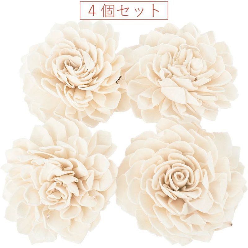 RMソラダリア ホワイト 8cm 4個セット