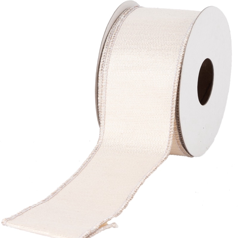 ワイヤー入りリボン GLOSSY METALLIC W/TAFFETA IV 幅63mm