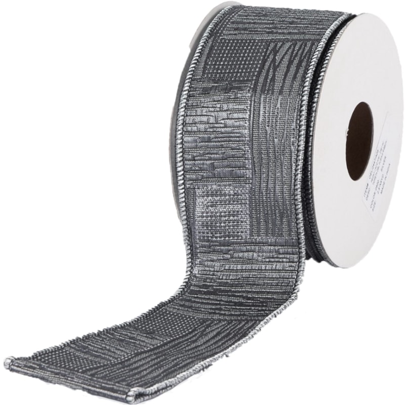 ワイヤー入りリボン PEONY JACQ KIM W/TAFFETA SL 幅63mm