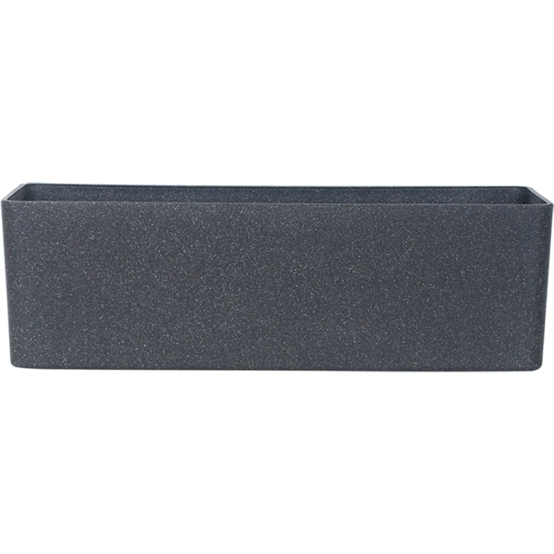 FR長方形チャコールブラックL　80×26×H26