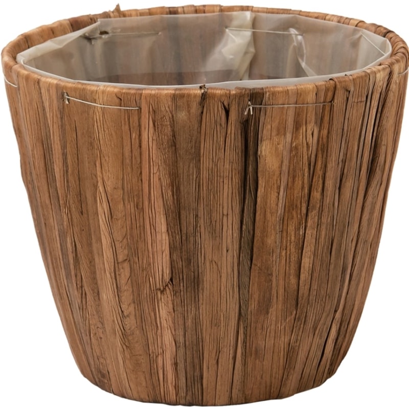 PPペールカップダークブラウンLL 19xH16.5