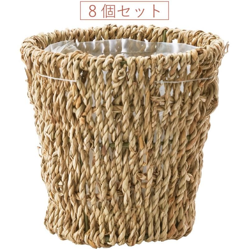 PPシーグラスポット3号 8個セット　φ9.5×H10@