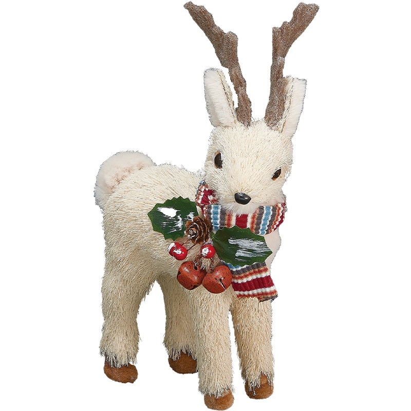 ナチュラルトナカイマフラーベル