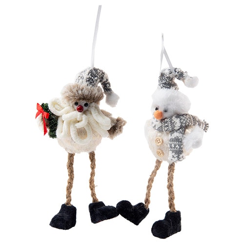 オーナメントサンタ&スノーマン2種セット