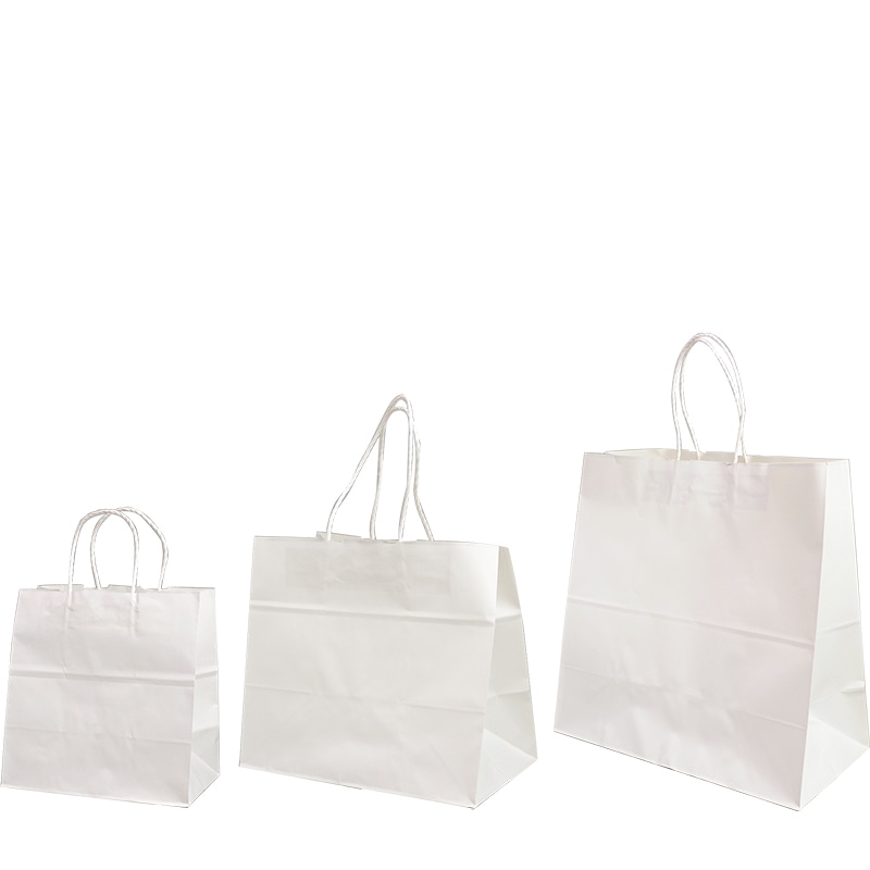 アレンジ袋（紙袋）100枚セット ホワイトL※台紙100枚付き