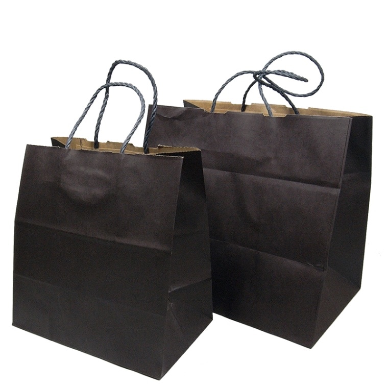 アレンジ袋（紙袋）200枚セット こげ茶S※台紙200枚付き