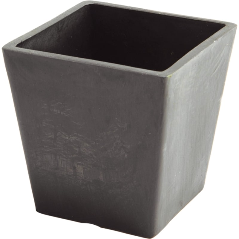 SKスクエアポット 12xH12ダークチャコール