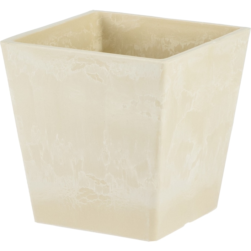 SKスクエアポット 10xH10 パウダーベージュ