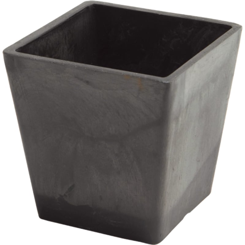 SKスクエアポット 10xH10ダークチャコール