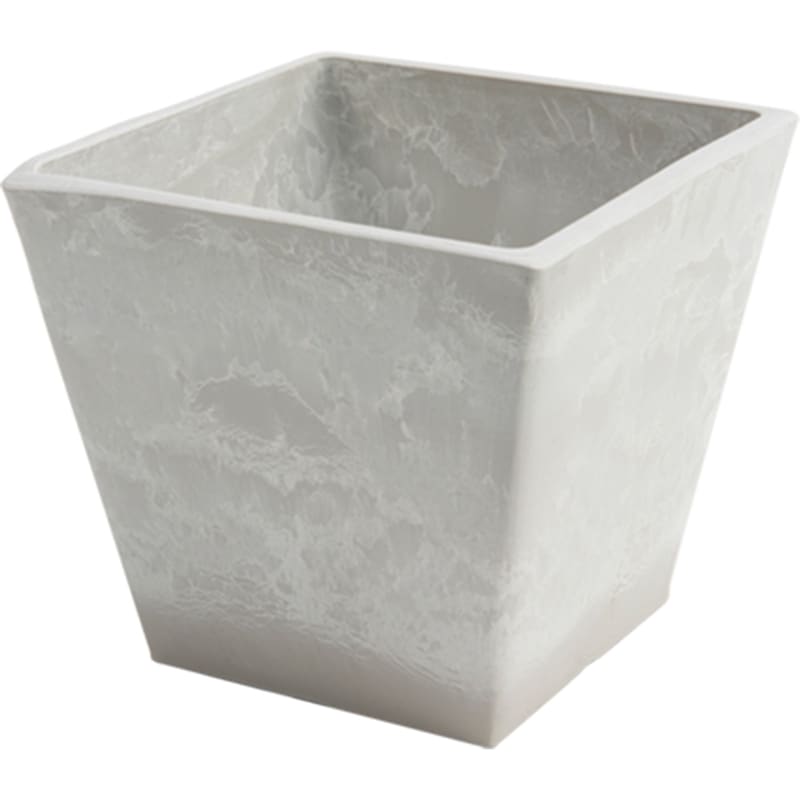 SKスクエアポット 20xH18 ミルキー